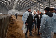 Opening of a robotic dairy farm