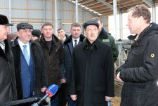 Opening of the modern dairy farm in Vysokoe