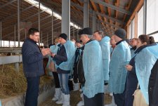 Clients of EkoNiva-Tekhnika visit a dairy in Voronezh oblast