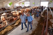 Opening of a barn in Petropavlovka