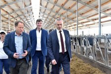 Opening of the modern dairy farm Elban