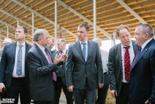 Opening of the modern dairy farm Ulanovo