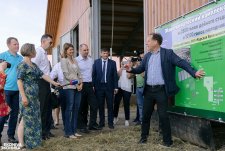 Opening of Kurskaya Vasilyevka dairy and Laying the foundation stone for Mordovo-Dobrino dairy