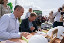 Opening of Kurskaya Vasilyevka dairy and Laying the foundation stone for Mordovo-Dobrino dairy