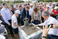 Opening of Kurskaya Vasilyevka dairy and Laying the foundation stone for Mordovo-Dobrino dairy