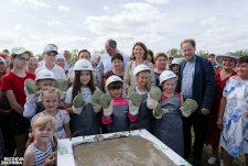 Opening of Kurskaya Vasilyevka dairy and Laying the foundation stone for Mordovo-Dobrino dairy