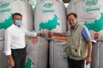 Acting Governor of Kursk oblast visits a seed-processing plant